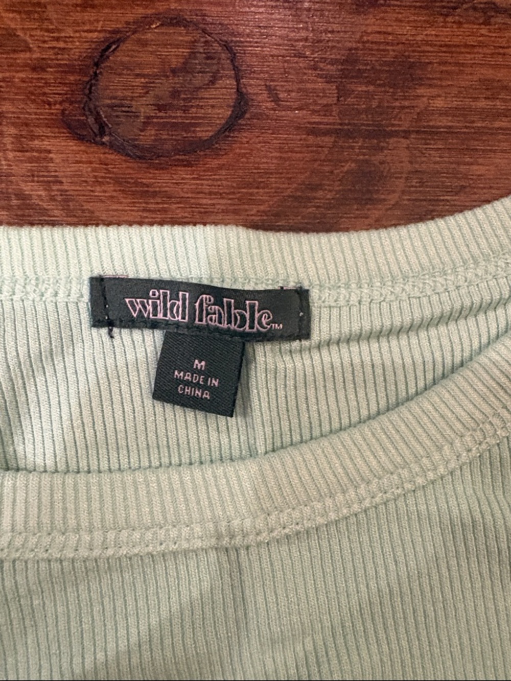 wild fable Mint Ribbed Shell Tank Top - Picture 4 of 6